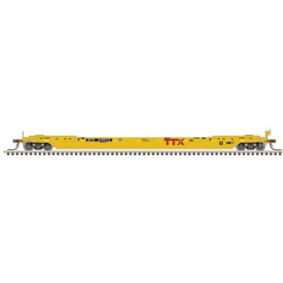 Atlas 50 007 049 N, 53' Rebult Well Car, TTX, Yellow, DTTX 471623