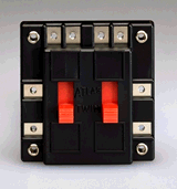 Atlas 210 Twin, 2 Double Pole Double Throw Switches