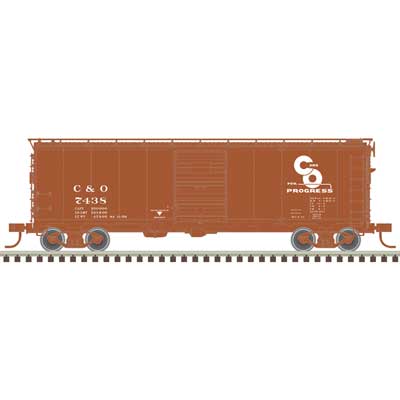 Atlas 20 007 763 HO, 1932 ARA Box Car, Chesapeake and Ohio, CO 7438