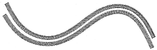 Atlas 2500 N Code 80 30" Super-Flex Track, Black Ties