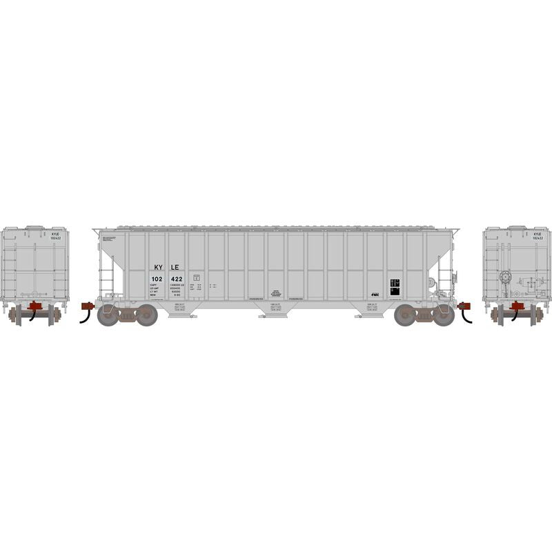 Athearn 2492 HO, FMC 4700 Covered Hopper, KYLE 102422