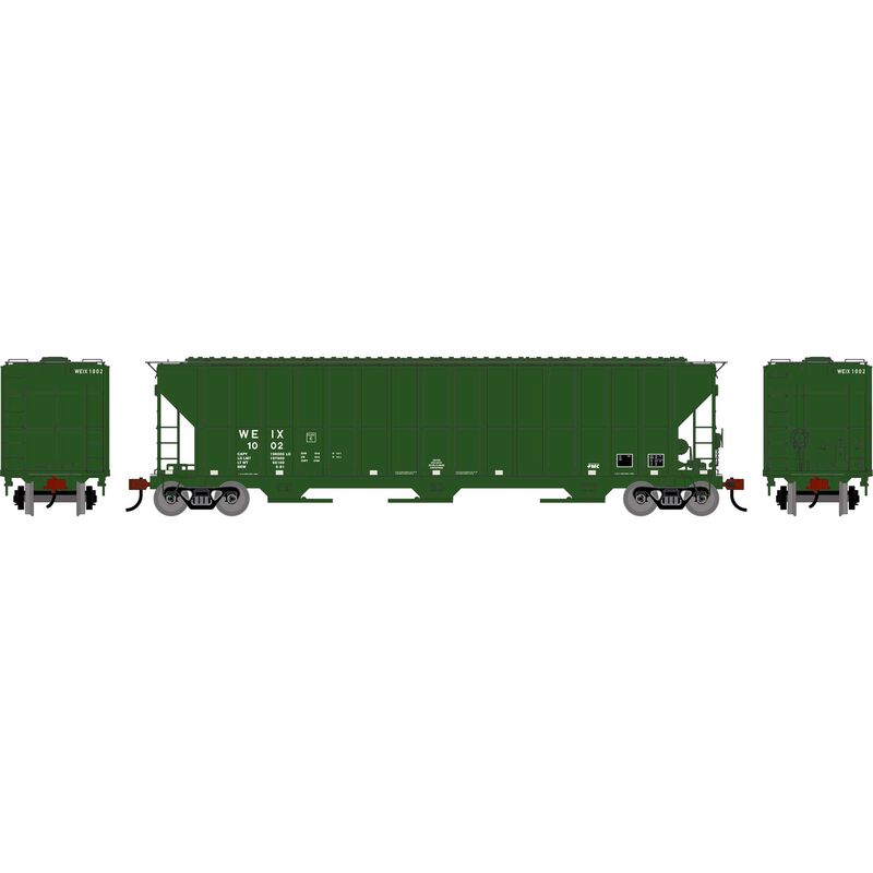Athearn 2494 HO, FMC 4700 Covered Hopper, WEIX 1002