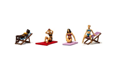 Woodland Scenics 2220 N, Sun Tanners, 6 Pieces