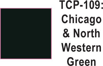 Tru Color TCP-109 Chicago and North Western Green Paint 1 ounce