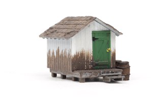Woodland Scenics 5058 HO Wood Shack, Built Up