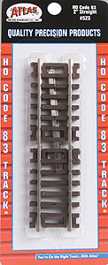 Atlas 525 HO, Code 83, 2" Straight, 4 Pieces