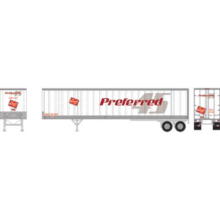 Athearn 16094 HO 45' Smooth Side Z - Van Trailer, Milwaukee Road, Preferred 45, MILZ, 251027 - House of Trains