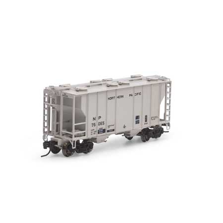 Athearn 17061 N, PS 2600 2 - Bay Covered Hopper, Northern Pacific, NP, 76065 - House of Trains