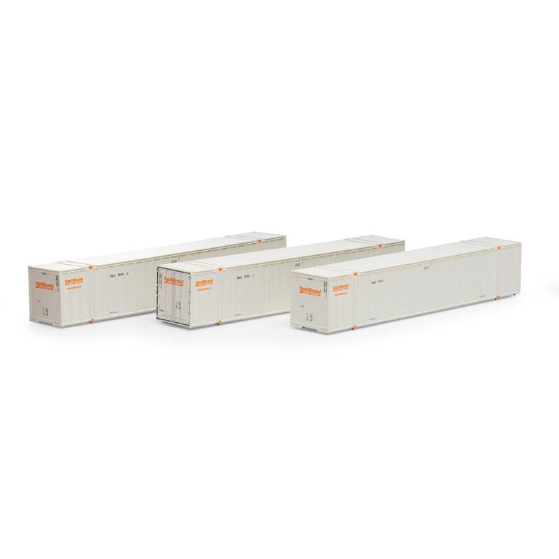 Athearn 17315 N, 53' Stoughton Container, 3 - Pack, Optimodal, SNLU, 875011, 989215, 875017 - House of Trains
