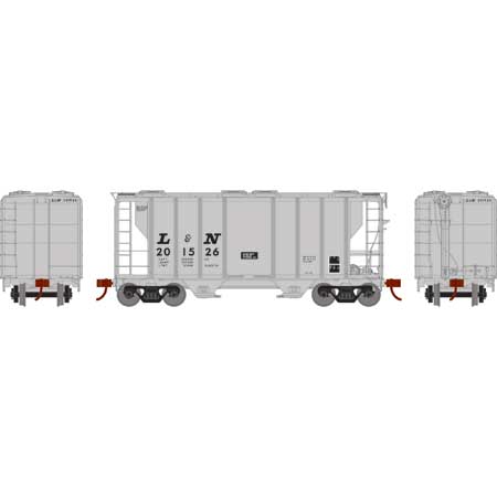 Athearn 63787 HO, PS 2600 Covered Hopper, Louisville and Nashville, LN, 201526 - House of Trains