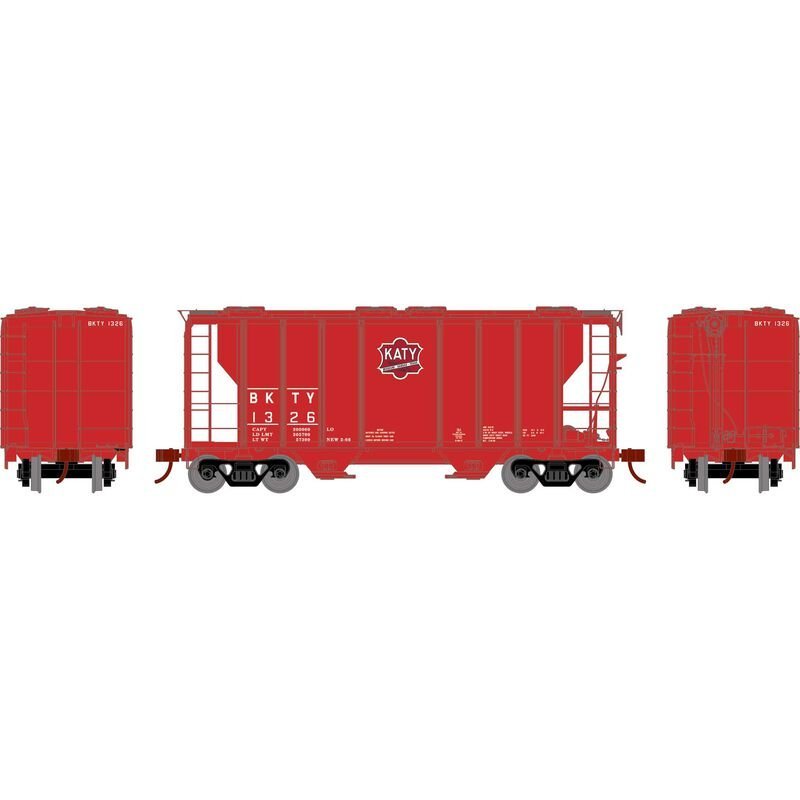 Athearn 63820 HO, PS 2600 2 - Bay Covered Hopper, MKT, 1326 - House of Trains
