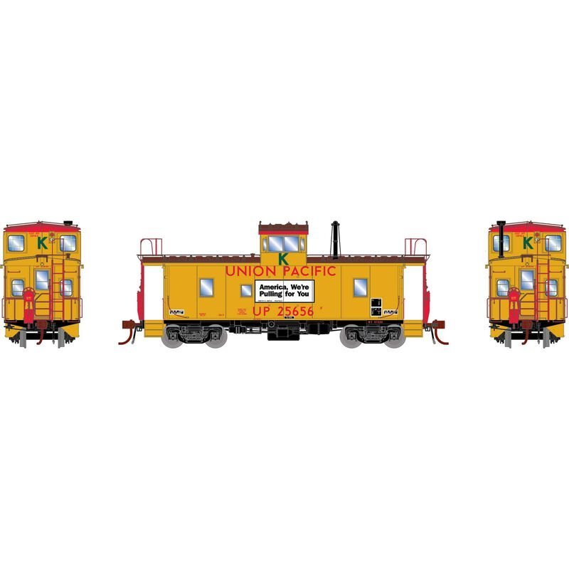 Athearn G79132 HO CA - 9 Caboose, NCE, LED, UP, 25656 - House of Trains