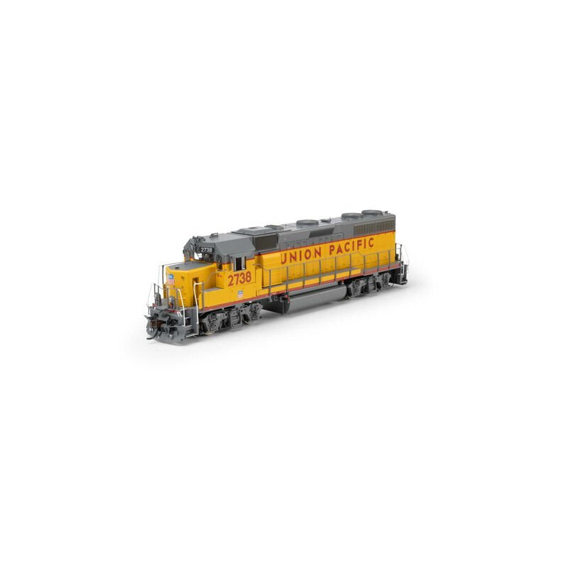 Athearn Genesis 1987 HO, GP39-2 Phase I, Tsunami 2 Sound, UP 2738 - House of Trains