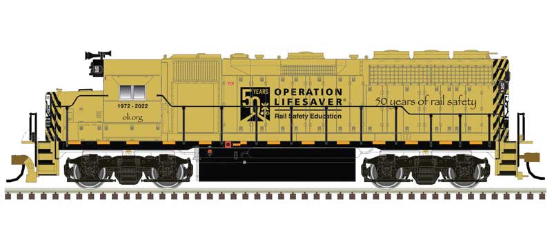 Atlas 10 004 049 HO, GP40, ESU Loksound, Operation Lifesaver 50 Years, 50 - House of Trains