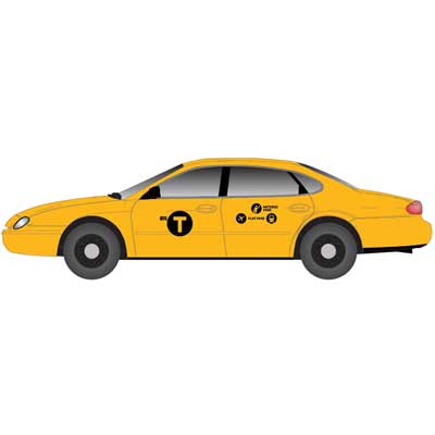 Atlas 30 000 152 HO, Ford Taurus, 1996, City Taxi - House of Trains
