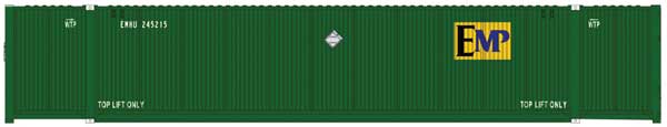 Atlas 50 003 983 N, 53' High - Cube Container, EMP, 3 Pack - House of Trains