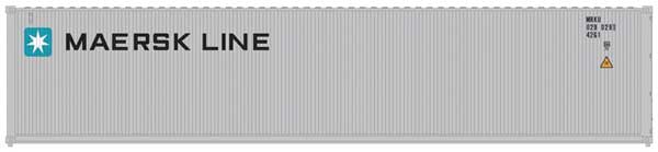 Atlas 50 004 166 N 40' Container, Maersk Line, Set 1, MRKU - House of Trains