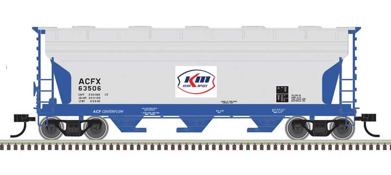 Atlas 50 006 119 N, ACF 3560 Covered Hopper, ACFX, 63571 - House of Trains