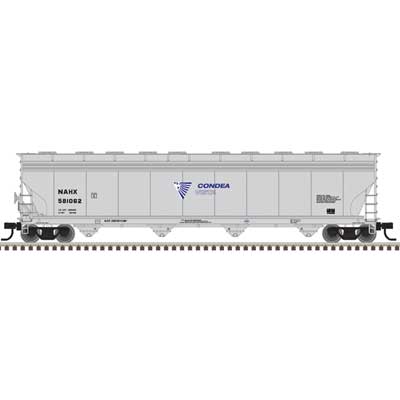 Atlas 50 006 987 N, ACF 5800 Centerflow Covered Hopper, Condea Vista Plastics, NAHX 581062 - House of Trains