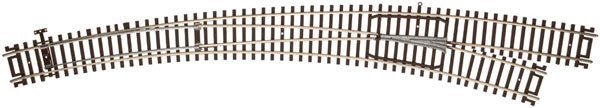 Atlas 596 HO, Code 83, Curved Turnout, Right Hand - House of Trains