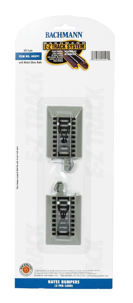 Bachmann 44591 HO Nickel Silver E - Z Track Hayes Bumper - House of Trains