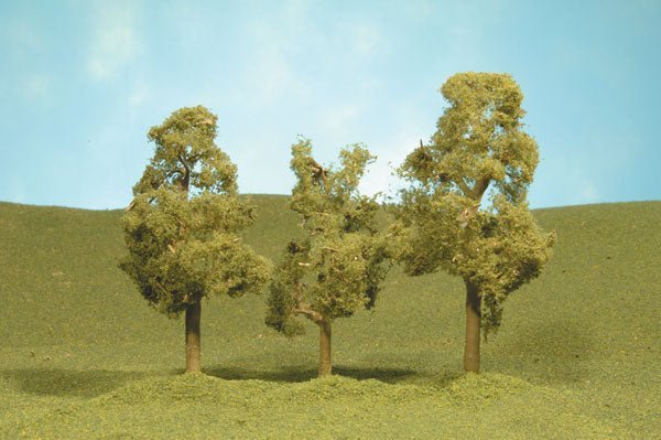 Bachmann Scene Scapes 32009, Sycamore Trees, 3" to 4", 3 Trees - House of Trains