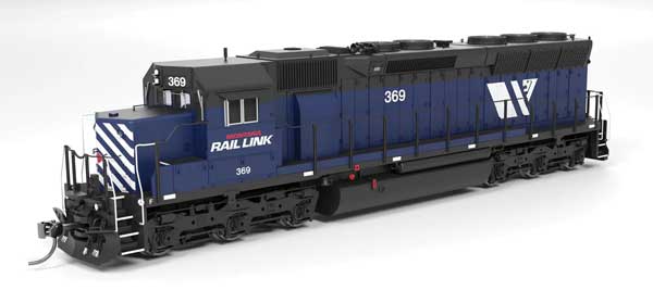 Broadway Limited 9817 HO, EMD SD45, DCC and Sound, MRL 369 - House of Trains