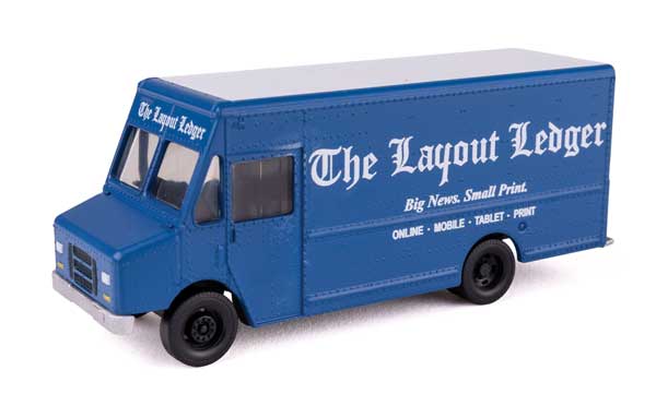Walthers SceneMaster 949-12113 HO, Morgan Olson Route Star Van, The Layout Ledger