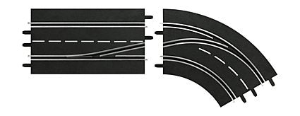 Carrera 30364 Digital 1:24, Digital 1:32, Lane Change Curve, Right, In to Out - House of Trains