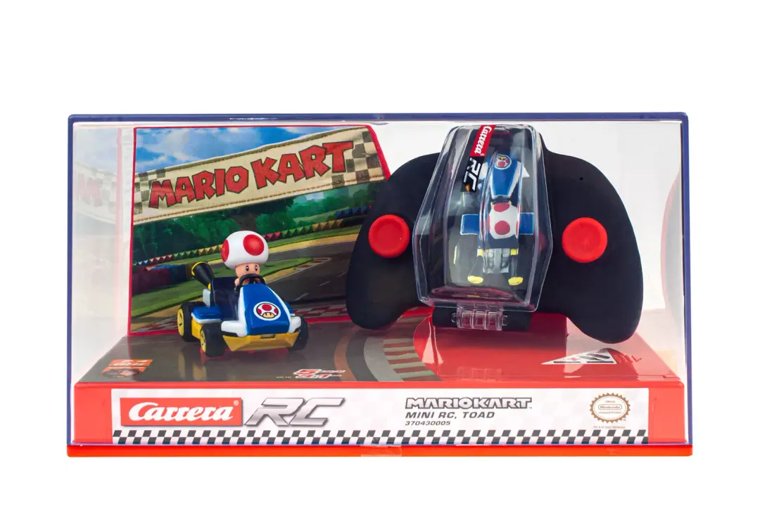 Carrera 370430005, Remote Control Mariokart Mini RC, Toad. Ready to Run includes all batteries and USB cable for charging - House of Trains