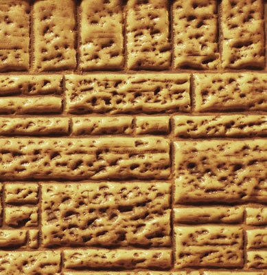 Chooch 8528 HO or O Large Stone Block Wall, Flexible, Peel and Stick Backing, 1 Piece - House of Trains