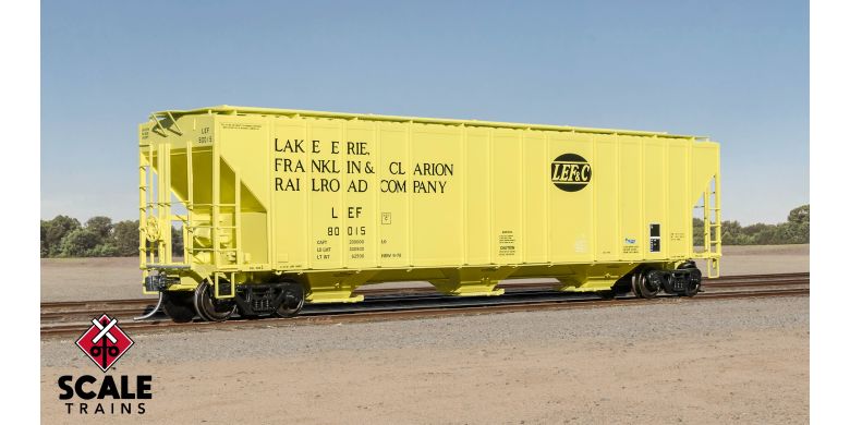 ExactRail Evolution 1723-2 HO, 4780 Covered Hopper, LEF, 80019 - House of Trains