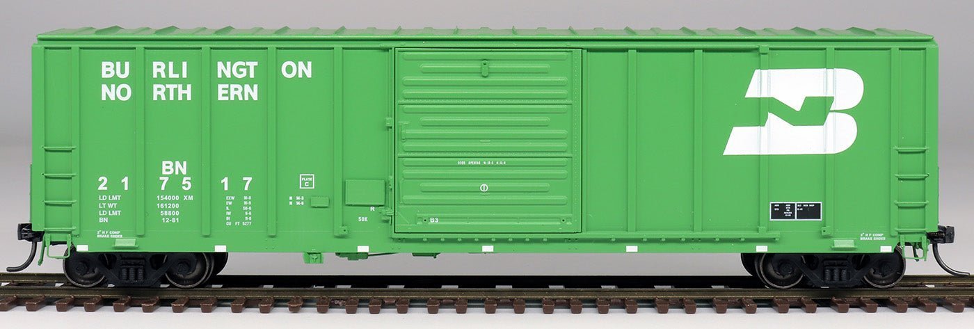 InterMountain 47504 - 39 HO, 5277 Cu. Ft. Exterior Post Box Car, BN, 217535 - House of Trains