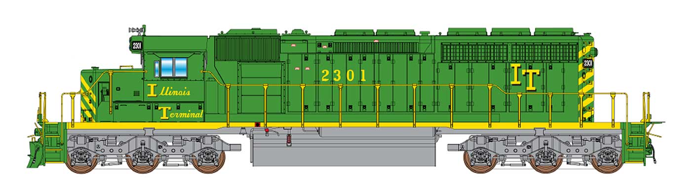 InterMountain 69381S-01 N, SD40-2, ESU LokSound, IT, 2301 - House of Trains