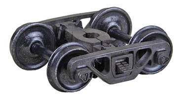 Kadee 1582 HO Barber - Bettendorf Roller Bearing Caboose Trucks, 33" Smooth Backed Code 88 Wheels - House of Trains