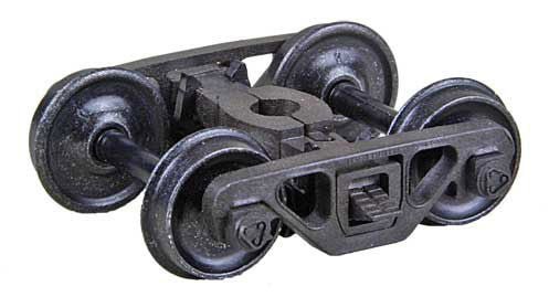 Kadee 582 HO HGC Self Centering Caboose Trucks, Barber Bettendorf Roller Bearing - House of Trains