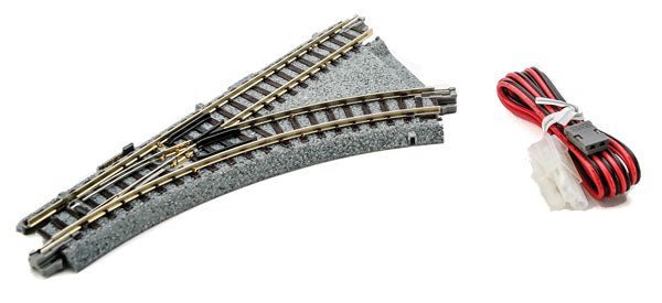 Kato 20 - 241 N Unitrack Small Right Hand Turnout 6" Radius (150mm), 124mm Length - House of Trains