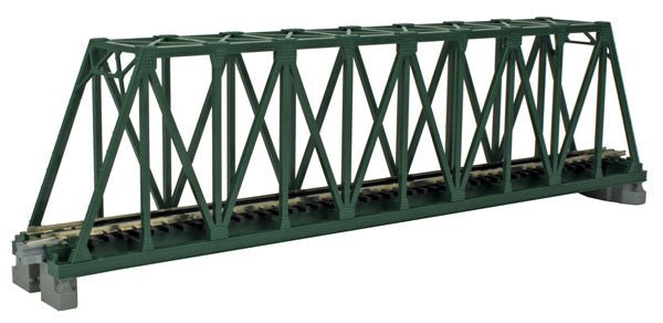 Kato 20 - 431 N, Single Truss Bridge, 9 3/4", (248mm), Green, 1pc - House of Trains