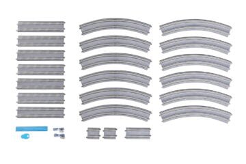 Kato 20-876 N V16 Double Track Outer Loop (From V11) Set, Concrete Ties - House of Trains