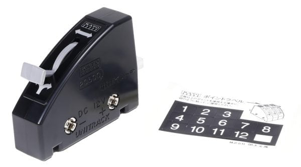 Kato 24-840BK Unitrack, Turnout Control Switch, Black Plastic, HO or N, 1 Per Package - House of Trains
