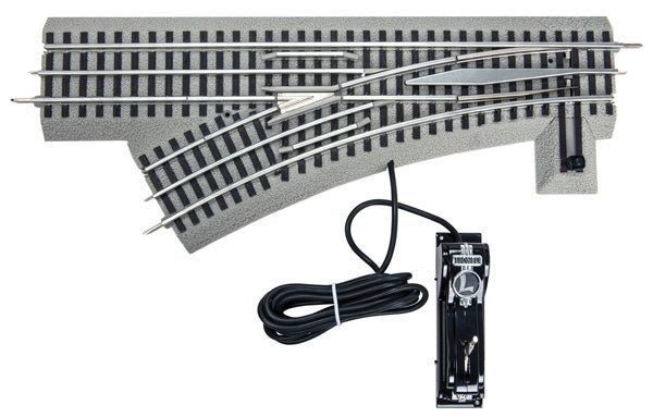 Lionel 6 - 81949 O - 48 FasTrack Left Hand Remote/Command Switch - House of Trains