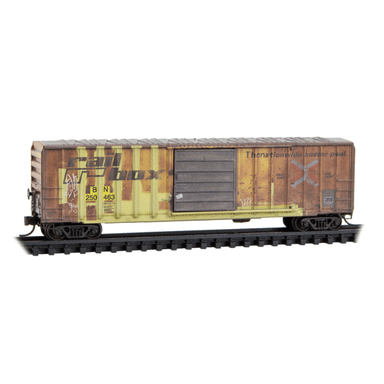 Micro-Trains 025 144 019 N, 50' Box Car, ex-Railbox, BN 250463 - House of Trains