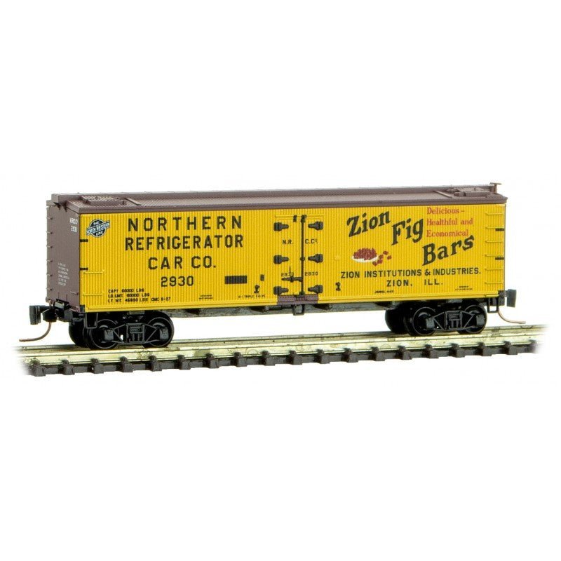 Micro - Trains 518 00 800 Z Scale 40' Wood Reefer, Farm To Table Series, Car 10, NRCC, 2930 - House of Trains