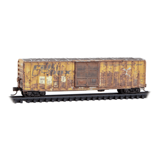 Micro - Trains Line 025 44 444 N, 50' Box Car, Car 8, Weathered, SRN 1032 - House of Trains