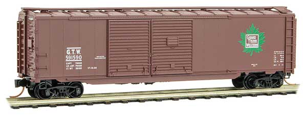 Micro - Trains Line 078 00 160 N 50' Auto Box Car, Grand Trunk Western, GTW, 591590 - House of Trains