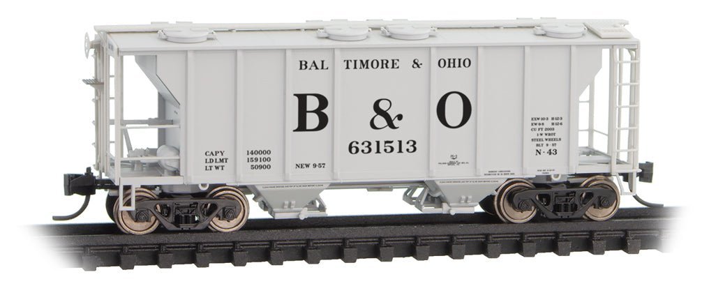 Micro - Trains Line 095 00 041 N PS - 2 2003cf, 2 - Bay Covered Hopper, BO, 631513 - House of Trains