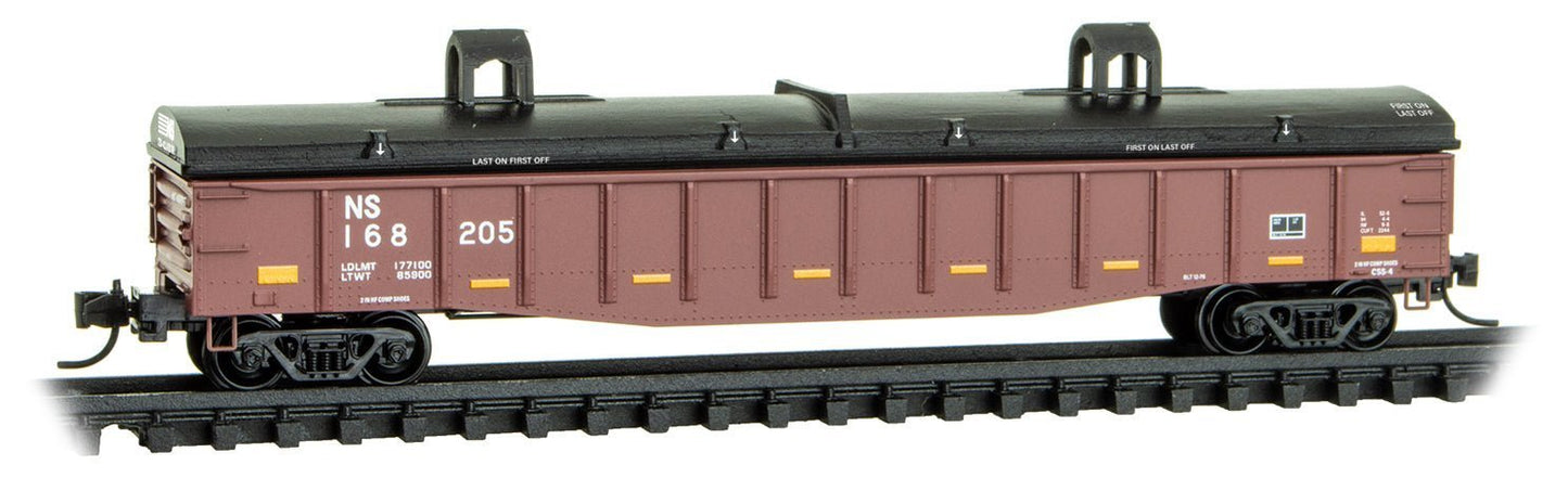 Micro - Trains Line 105 00 462 N, 50' Steel Side Gondola, Removable Cover, NS, 168209 - House of Trains