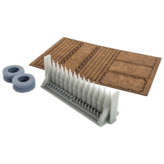 Micro - Trains Line 499 45 035 N Combine Corn Heads with Tires - House of Trains