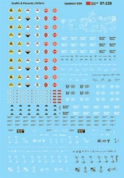 Microscale 60 - 228 N, Graffiti and Placards, 1970+ - House of Trains