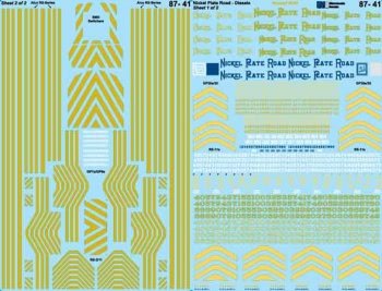Microscale 87 - 41 HO, Nickel Plate Road, Diesels, 1940 - 1964 - House of Trains